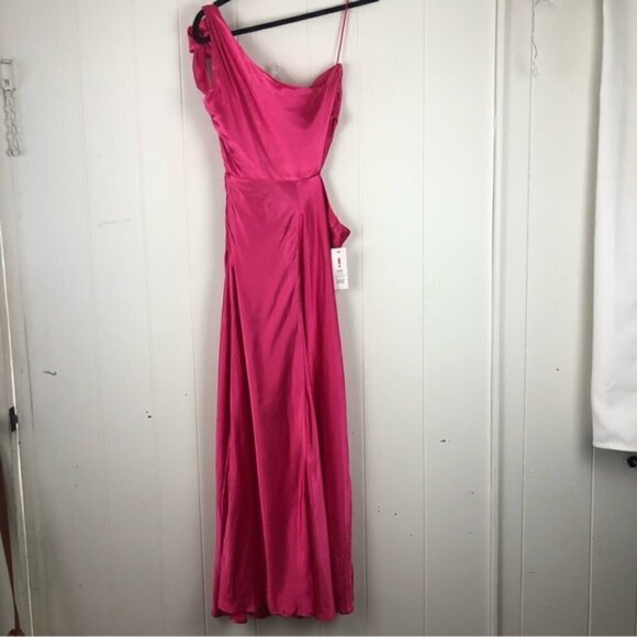 Bardot Womens Dress Audrey One Shoulder Size 10 - Picture 9 of 11